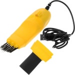 컴퓨터 청소 용품 가투이다 키보드 청소기 미니 USB 컴퓨터용 코드 포함 먼지 청소용 충전식 책상 노란색 : 링크픽
