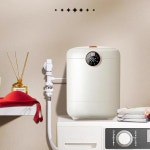 미니세탁기 아기세탁기 소형세탁기 완전 자동 세탁 및 건조 기계 소형 휴대용 청소 속옷 양말 미니 세탁기 신제품 : 마켓제일