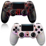 PS4 ProSlim 및 PC ，용 KDYGPDCT 2팩 무선 컨트롤러USB C 케이블 2개 포함 - 흑백 : 하우리샵4
