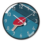 스포츠 탁구 코트 이사선물 벽 아날로그 시계 걸이 원형 : 모드다