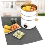 키친아트 멀티쿠커 2단 스텐 냄비 전기 멀티 계란 찜기 KA-W2535 화이트 : 마켓엠에스지