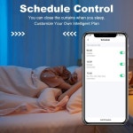 전기 셔터 커튼 모터 원격 APPVoice 제어 알렉사 구글 홈 4 세대 스마트 지그비 와이파이 무음 155mm : TD-SPACE