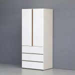 가구샘 도어 옷장 서랍형 800 (거울미포함) H5499 : 할인전문스토어