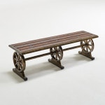 가구샘 가든 등무 3인 벤치 체어 H5440 : 할인전문스토어