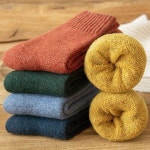 모던 기모양말 5켤레세트 겨울 두꺼운 기모 양말 : 어더슈