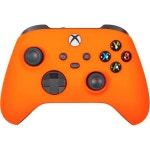 Xbox One 시리즈 X S 커스텀 소프트 터치 컨트롤러 - 부드러운 터치감 추가 그립감 네온 오렌지 색상 Series S와 호환 가능 : 하우리샵4