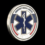 기념 주화  응급 의료 서비스 EMS 동전 대응 기념품 소장용 실버 도금 아트 : 엠제이에스무역