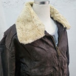 VERA PELLE ITALY 브라운 자켓 남 95 J2933 : 스카이빈티지