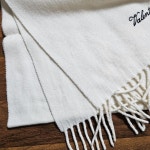 VALENTINO ITALY 크림 스카프 여 J2872 : 스카이빈티지