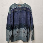 NAVIGARE ITALY 네이비 니트 남 100 J2851 : 스카이빈티지