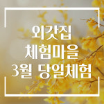 양평외갓집체험마을 촌캉스 당일체험 - 3월 당일치기여행 : 외갓집체험마을