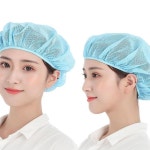 메쉬 주방위생모 식품공장모자 급식실 요리 배식 조리모 블루 : 파인테라