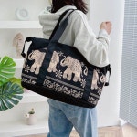 편한 폴딩백 여행 가방 가방 보스턴 백 수납 가벼운 코끼리 쇼퍼 백 캐리어 결합 백 : 티커샵