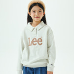 트위치 로고 카라 레귤러핏 기모 스웨트셔츠 아이보리 LK2404CR73IV : Lee키즈
