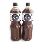 바로 멸치육수 2.2kg-2개 20배희석 만능 잔치 칼 국수 떡국 다시 육수 : 식자재프로