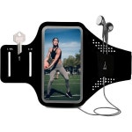 iPhone Armband 11 12 13 14 15 Pro Max XX XR Plus 갤럭시용 암밴드 휴대폰 홀더 실행용 02 Black : 하다고 21호