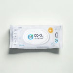 깨끗한나라 클린 손소독티슈 캡 60매 : 꿀템득