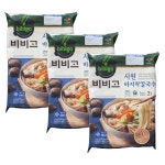 비비고바지락칼국수 시원바지락칼국수 642g X 3개(6인분) 즉석 냉동 간편식사 : 넷카트