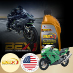 화이트오일닌자 9 R 벡스 10W40 오토바이 전용 엔진오일 1L 1병 : 화이트오일