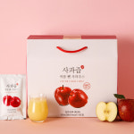 산지직송 장수 생사과즙 [착즙 사과즙 50봉지] 씨를 빼고 착즙한 신선한 주스 : 싸리재