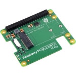 라즈베리 파이 5용 공식 PCIe to M.2 HAT 표준 NVMe 프로토콜 솔리드 스테이트 드라이브 22302242 고속 읽기쓰기 지원 : 올그리3