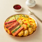 (마켓패밀리) 사옹원 명품 모둠전 666g 동태전 꼬치산적 고기완자 깻잎전 제사상차림 : MARKET FAMILY