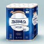 크리넥스 3겹 무형광 화장지 롤티슈 울트라클린 27m 30롤 : 싸다DC마트