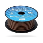 InstallGear 8 게이지 와이어50피트 구리 클래드 알루미늄 CAA - 기본 자동차 와이어 증폭기 전원 및 접지 케이블 배터리 오디오 스피커... 