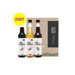 홍영의 선물세트 2호(붉은 대게 어간장500ml 백간장500ml 버섯맛간장500ml) 영덕 바다의 감칠맛 명절 방문 : e진마트