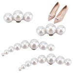 GOMAKERER 2 Pairs Pearl Shoe Buckles, Styles Wedding Clips Bridal Shoes Jewelry Decorations for High : 트리니티 헤븐 오피셜