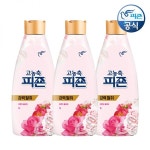 피죤 고농축 섬유유연제 로맨틱플라워 1L 용기 x 3개 : 제이사번