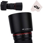 캐논 EF 135mm F2L USM 및 180mm F3.5L 매크로 렌즈가 ET-78을 대체하는 JJC 전용 리버서블 렌즈 후드 그늘막 보호기II ET78II : 무민샵12