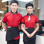 카페 식당 호텔 유니폼 음식점 홀서빙 종업원 서빙복 : 973스토어