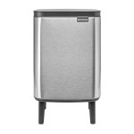 브라반티아 보 휴지통 하이 7 L Brushed steel - matte : 노르딕네스트