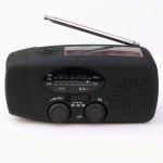 비상용 라디오 생존키트 재난방지 【Aivica-088 】 7400mWh NOAA 기상 긴급 태양광 핸드 크랭크 타입 C USB 충전 AMFMNOAA 3 LED... 