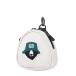 [골든베어] Triangle Ball Pouch_G6BAX25201IVX : Golden Bear