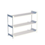 철제선반장 모던가구 H7675 800x250 선반장 가구산책 스틸 3단 : 인천연수두처리두치