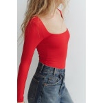 [국내] 자라 ZARA 폴리아미드 스퀘어 네크라인 바디수트 - 브라이트 레드 5039/386/632 3310274 : 리즌투바이