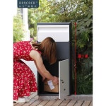 전원주택 택배보관함 옥외 도난방지 우편함 화이트 택배함 소형 무인 스몰 올블랙 : 중국구대마켓