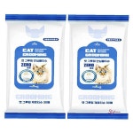 고양이 세정 그루밍 반려묘 물티슈 캣티슈 2P 30매cde602 : 셀러버디J