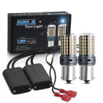 자동차 부품 Canbus DRL LED P21W PY21W BA15S BAU15S T20 7440 W21W T25 3156 3014 120SMD 듀얼 모드 주간 러닝 턴 신호등 1 : 트웬티... 