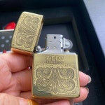 ZIPPO 지포 라이터 빈센조 클래식 라이타 콘스탄틴 빈티지 메탈 신기한 디자인 황금 황동 1932 이후 방풍 컬렉션 상자 : 럭시스포츠