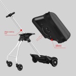 기내용 캐리어 미니 작은 KO-KU 수하물 자녀들 가드레일 TSA 잠금 장치 탈착식 트롤리 케이스 확장 7cm 탑승 가방 : 두루두루두루팜