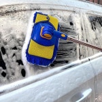 세차용품 카워시 필수품 밀대 걸레 브러쉬 길이조절 각도조절 가능 : 유프베몰