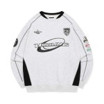 [정품] 리트리버클럽 데일리 맨투맨 후드 크루넥 RETRIEVER CLUB HOWLING SOCCER CREWNECK [MELANGE GRAY] : 한스 홀바인