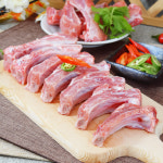 [누리푸드] 돼지고기 슬라이스 쪽갈비 400gx3팩 돼지갈비 백립 캠핑 소포장 : 경기도주식회사