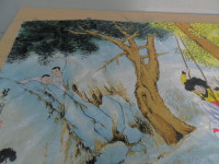 이빵 민화 아낙네 천 그림 장식품 중고 수집용 : 중고다팜