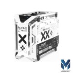 MegaPC X-Era 오픈 프레임 미드타워 Micro-ATX/Mini-ITX 게이밍 케이스 - 강화 유리 패널, 높은 공기 흐름, ARGB 조명, USB-C 포-445... 
