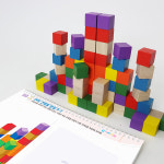 [가베가족]안녕 쌓기나무 풀세트(칼라,원목,교재1,2,3권) KS3378 : 가베가족