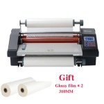 금속 라미네이터 수동 롤링머신 핫 밀 롤러 콜드 글로스 필름 2 개 포함 4 라미네이팅 093 3 370 신제품 : 찬근찬근